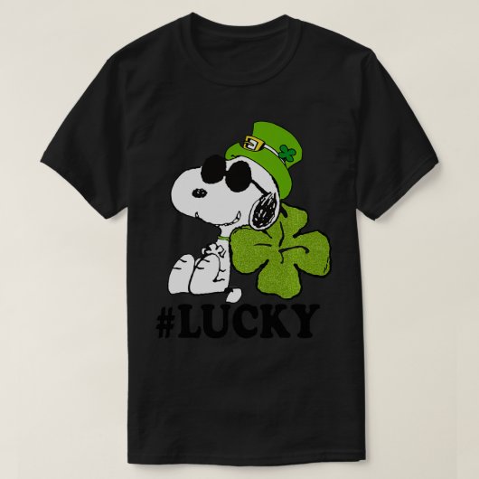 Peanuts St Patricks Lucky Clover T-shirt (Design voorkant)