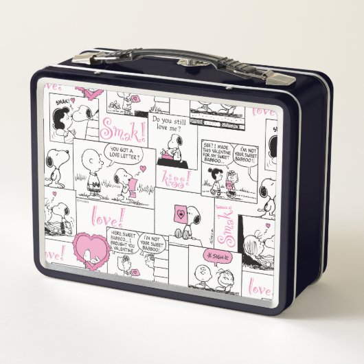 Peanuts | Valentijn Hart Liefde Patroon (Achterkant)