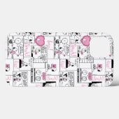 Peanuts | Valentijn Hart Liefde Patroon Case-Mate iPhone Case (Achterkant (horizontaal))