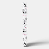 Peanuts | Valentijn Hart Liefde Patroon Case-Mate iPhone Case (Achterkant / Links)