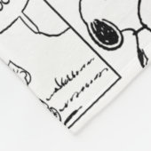 Peanuts | Valentijn Hart Liefde Patroon Fleece Deken (Hoek)