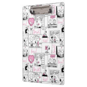 Peanuts | Valentijn Hart Liefde Patroon Klembord (Links)