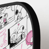 Peanuts | Valentijn Hart Liefde Patroon Pickleball Paddle (Links Detail)