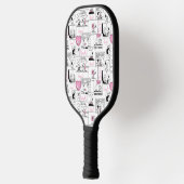Peanuts | Valentijn Hart Liefde Patroon Pickleball Paddle (Links)