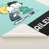 Peanuts | VALENTIJNSDAG | Lucy & Schröder Sherpa Deken (3/4)
