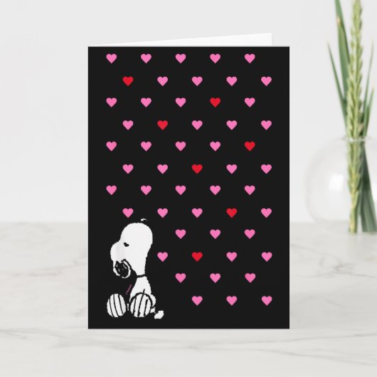 Peanuts Valentine Hearts  Kaart (Voorkant)