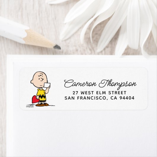 Peanuts | Valentine's Day Charlie Brown Valentine Etiket (Insitu)