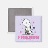 Peanuts | Valentine's Day | Friends For Life Magneet (Voorkant / Achterkant)