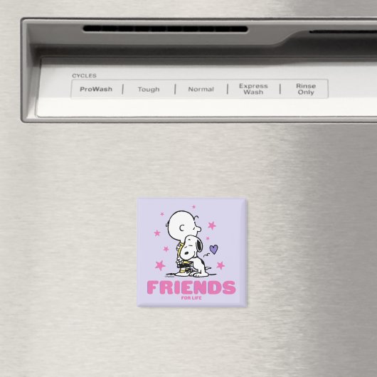 Peanuts | Valentine's Day | Friends For Life Magneet (Insitu (Vaatwasser))