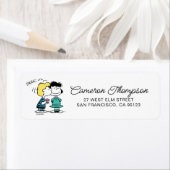 Peanuts | Valentine's Day | Lucy & Schroeder Kiss Etiket (Insitu)