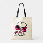 Peanuts | Valentine's Day | Snoopy With Valentines Tote Bag (Achterkant)