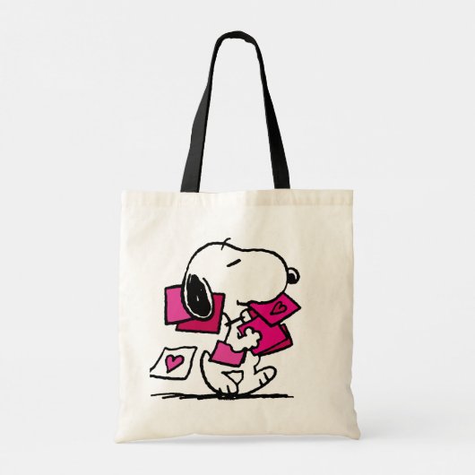Peanuts | Valentine's Day | Snoopy With Valentines Tote Bag (Achterkant)