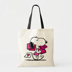 Peanuts   Valentine's Day   Snoopy With Valentines Tote Bag