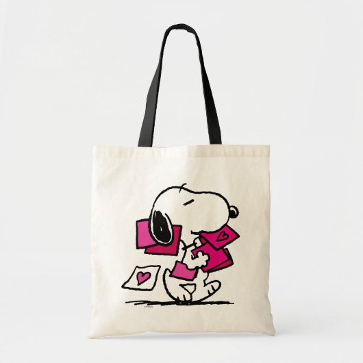 Peanuts | Valentine's Day | Snoopy With Valentines Tote Bag (Voorkant)