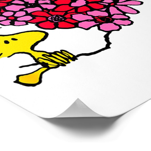 Peanuts - Valentines - Floral Heart  Poster (Hoek)