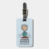 Peanuts | Varkenspijn Bagagelabel (Voorkant verticaal)
