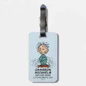 Peanuts | Varkenspijn Bagagelabel (Achterkant verticaal)