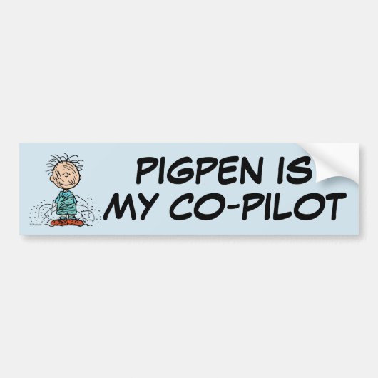 Peanuts | Varkenspijn Bumpersticker (Voorkant)