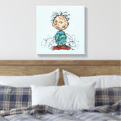 Peanuts | Varkenspijn Canvas Afdruk (Insitu (Slaapkamer))