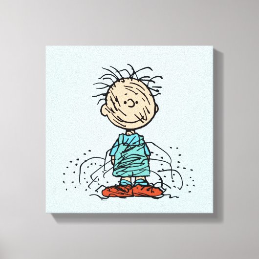 Peanuts | Varkenspijn Canvas Afdruk (Voorkant)
