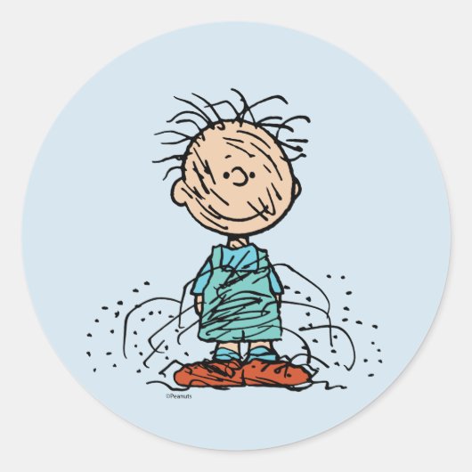 Peanuts | Varkenspijn Ronde Sticker (Voorkant)