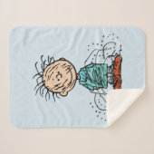 Peanuts | Varkenspijn Sherpa Deken (Voorkant (horizontaal))