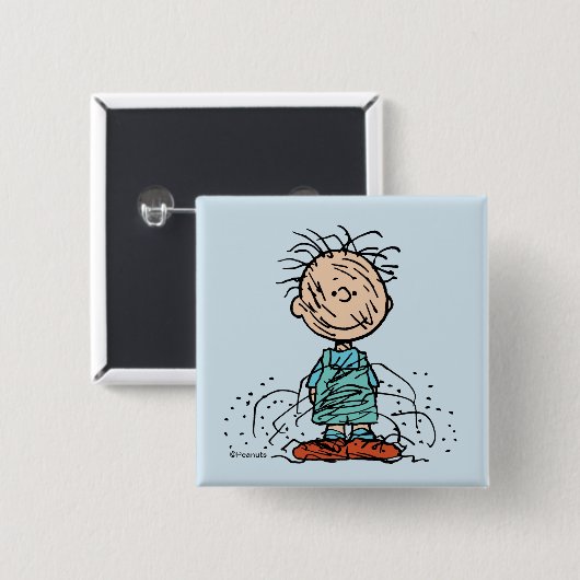 Peanuts | Varkenspijn Vierkante Button 5,1 Cm (Voorkant /achterkant)