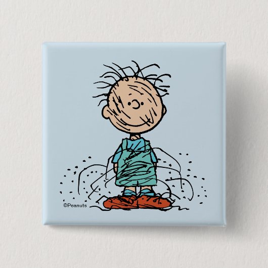 Peanuts | Varkenspijn Vierkante Button 5,1 Cm (Voorkant)