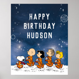 Peanuts | Verjaardag in de ruimte Poster