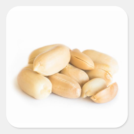 Peanuts Vierkante Sticker (Voorkant)