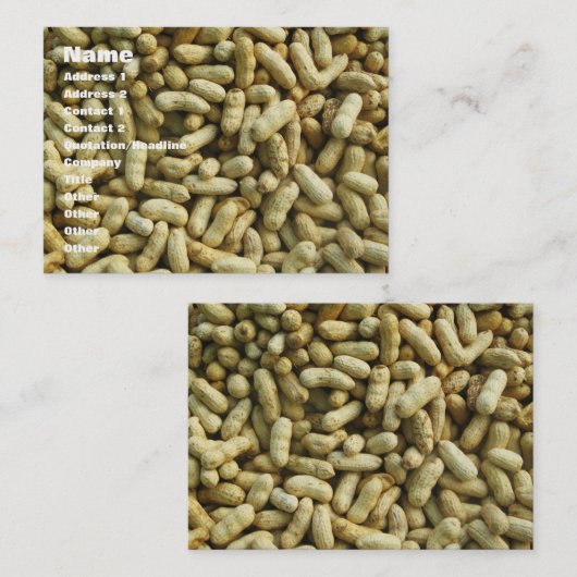 Peanuts Visitekaartje (Voorkant / Achterkant)