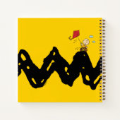 Peanuts | Vliegende vlieger Charlie Brown Notitieboek (Achterkant)