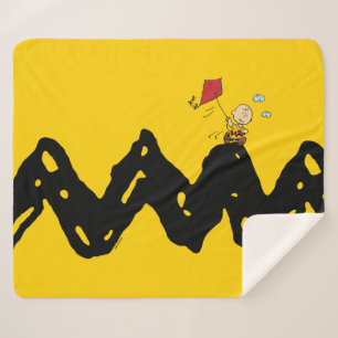 Peanuts   Vliegende vlieger Charlie Brown Sherpa Deken