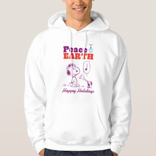 Peanuts | Vrede op Aarde Snoopy & Woodstock Hoodie (Voorkant)