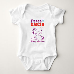 Peanuts Vrede op Aarde Snoopy & Woodstock Romper