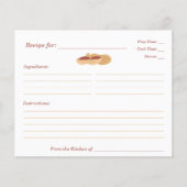 Peanuts Vrijgezellenfeest Recept Kaart (Voorkant)