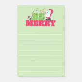 Peanuts | Wees vrolijk met Kerstmis Post-it® Notes (Voorkant)