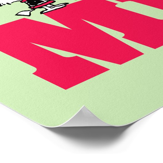 Peanuts | Wees vrolijk met Kerstmis Poster (Hoek)