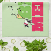 Peanuts | Wees vrolijk met Kerstmis Theedoek (Gevouwen)