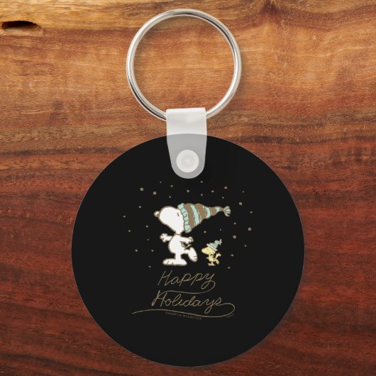 Peanuts Winter Skating Sleutelhanger (Voorkant)