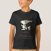 Peanuts Winter Skating  T-shirt (Voorkant)
