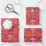 Peanuts | Winter Sleding Fun Patroon Inpakpapier Vel<br><div class="desc">Wikkel dat speciale cadeau in met deze leuke Peanuts Christmas cadeauverpakking. Aanpassen door een bericht en jouw namen toe te voegen.</div>