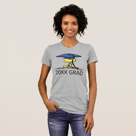 Peanuts | Woodstock-Afstuderen T-shirt (Voorkant volledig)