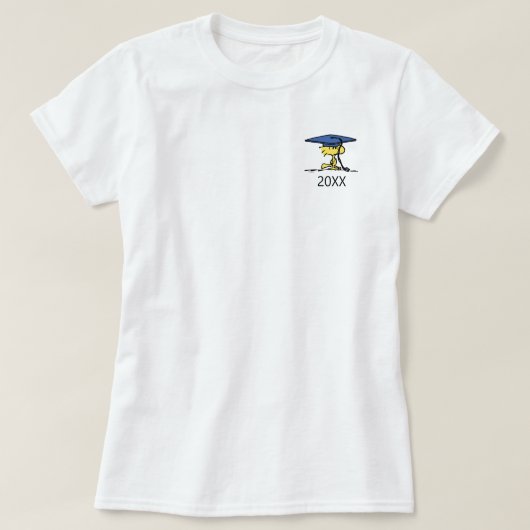 Peanuts | Woodstock-Afstuderen T-shirt (Design voorkant)