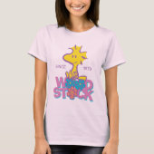 Peanuts | Woodstock Bloemen T-shirt (Voorkant)