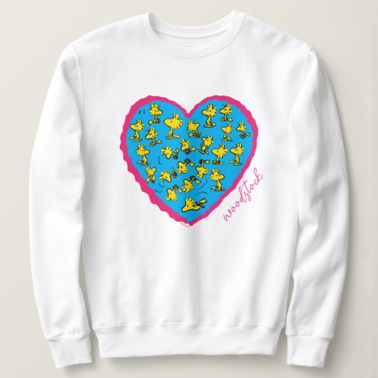 Peanuts | Woodstock Blue Heart Trui (Design voorkant)