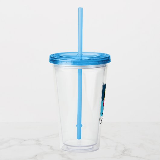 Peanuts | Woodstock Camping Half & Half Acryl Drinkbeker (Rechts)