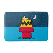 Peanuts | Woodstock Camping Half & Half Badmat (Voorkant)
