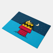 Peanuts | Woodstock Camping Half & Half Deurmat (Schuin)