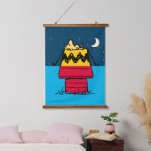 Peanuts | Woodstock Camping Half & Half Hangend Wandkleed (Slaapkamer)